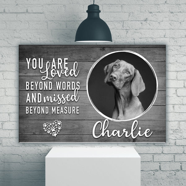 Pet Memorial Premium Canvas