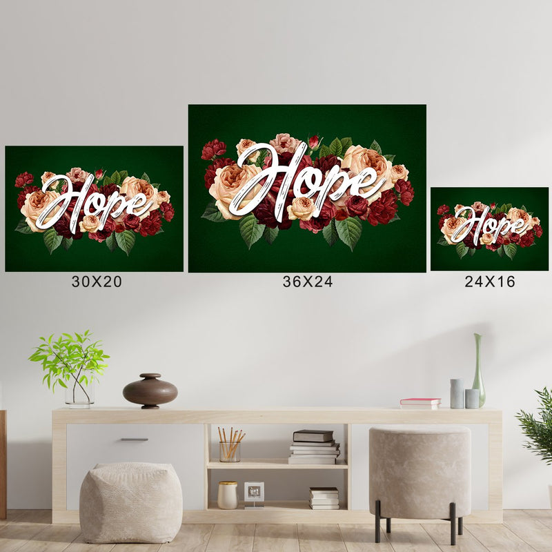 Hope Flowers Poster