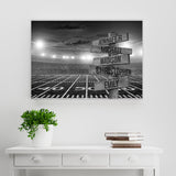 Football Field Multi-Names Premium Canvas