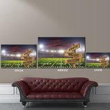 Football Field Color Multi-Names Premium Canvas