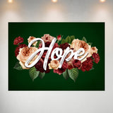 Hope Flowers Poster