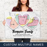 Heart Maps Premium Canvas