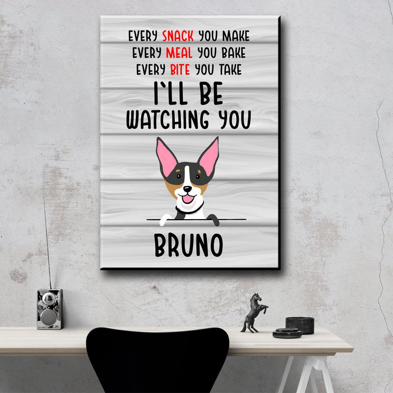 I'll Be Watching You Premium Canvas