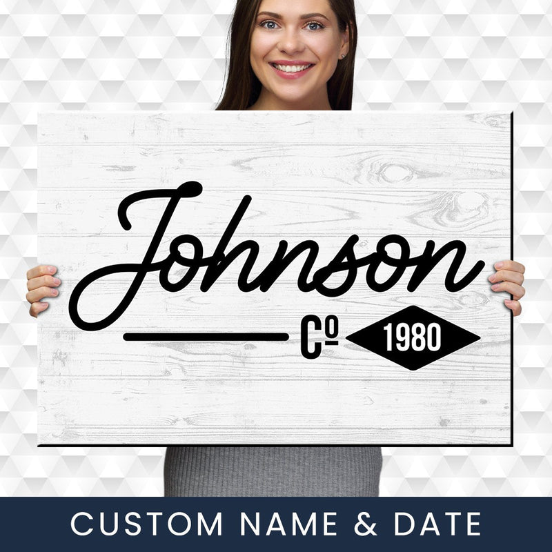 Family Name Co. Premium Canvas