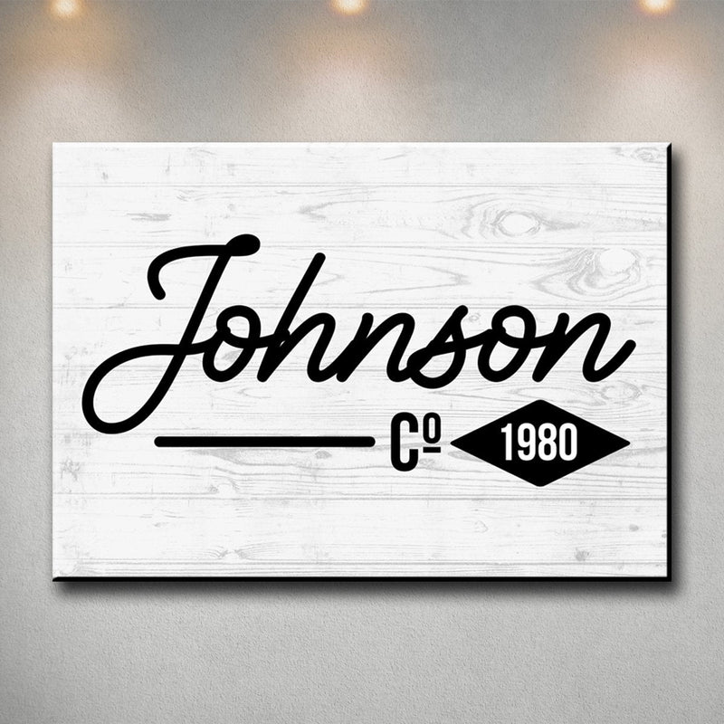 Family Name Co. Premium Canvas