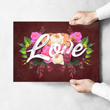 Love Flowers Poster