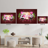 Love Flowers Poster