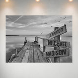 Lake Dock 2 Multi-Names Poster