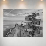 Lake Dock 2 Multi-Names Poster