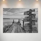 Lake Dock 2 Multi-Names Poster