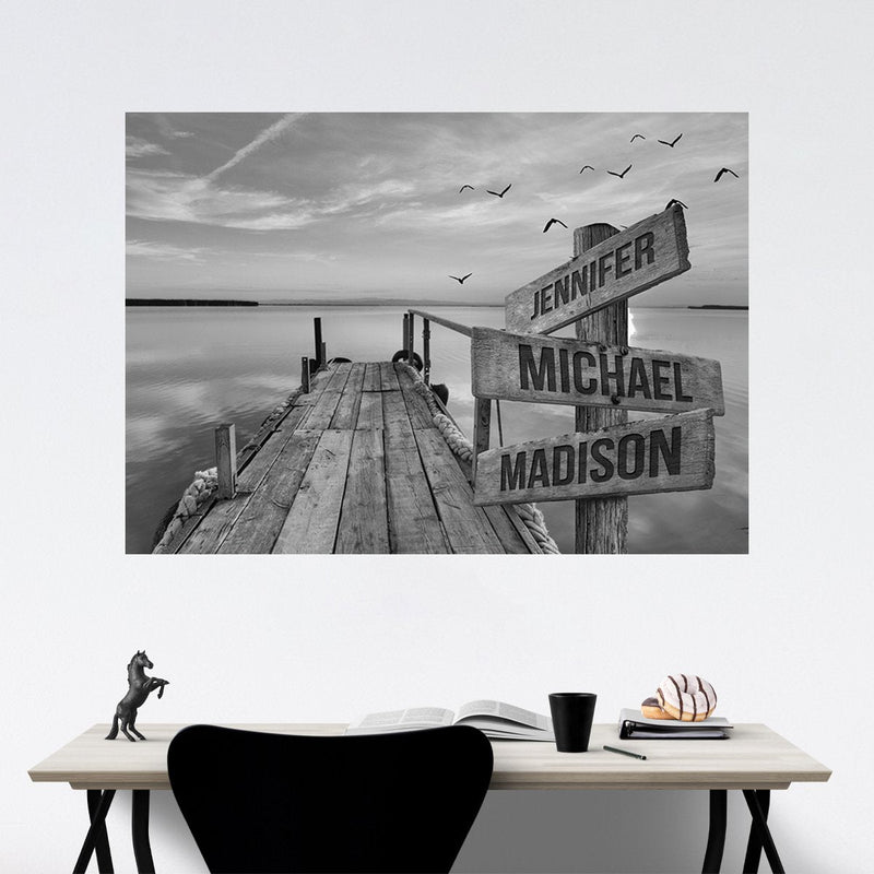 Lake Dock 2 Multi-Names Poster