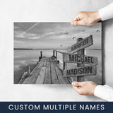 Lake Dock 2 Multi-Names Poster