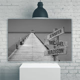 Lake Dock Multi-Names Premium Canvas 3