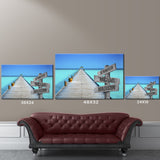 Lake Dock Color Multi-Names Premium Canvas 3