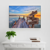 Lake Dock Color Multi-Names Premium Canvas 2
