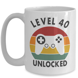 Retro Level Unlocked Mug