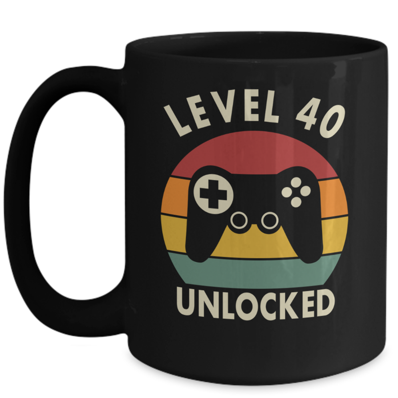 Retro Level Unlocked Mug