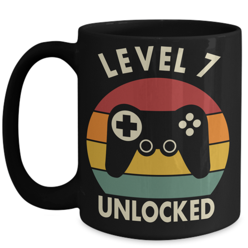 Retro Level Unlocked Mug