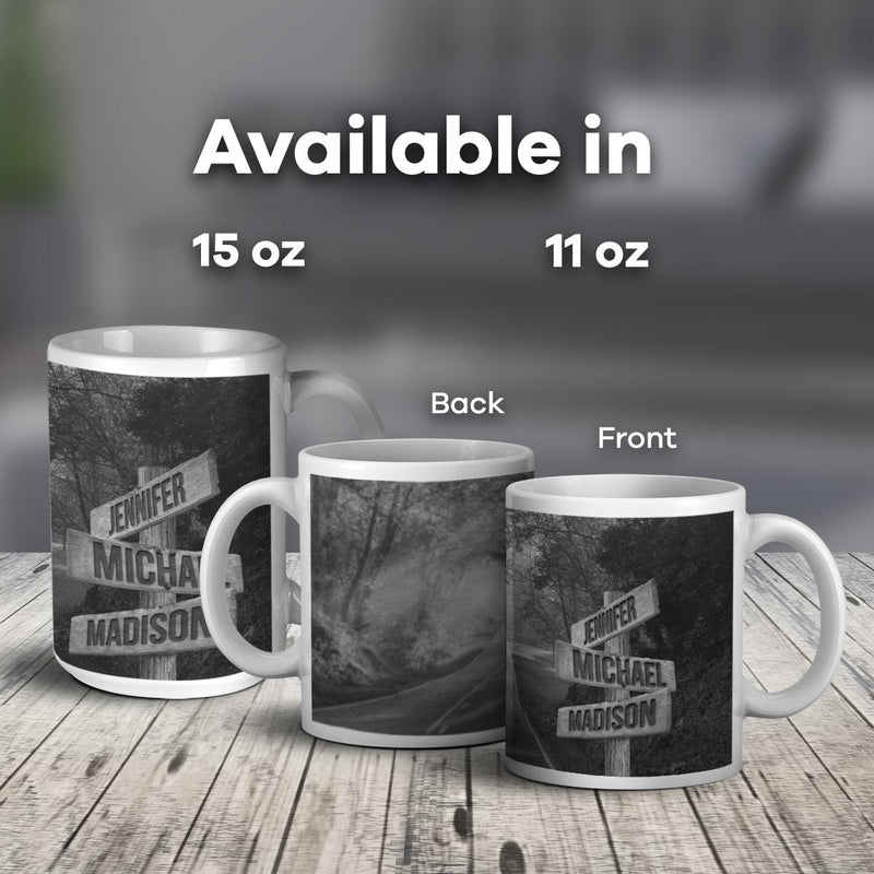 Autumn Road Multi-Names Mug