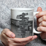 Ocean Dock Multi-Names Mug