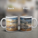 Ocean Sunset Color Multi-Names Mug