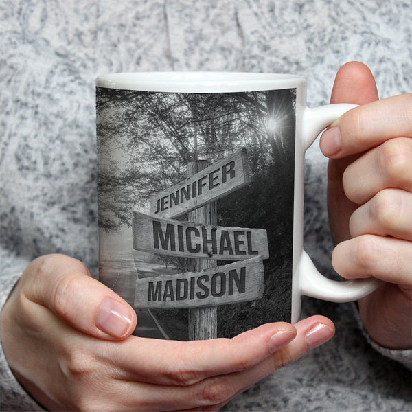 Autumn Road Multi-Names Mug