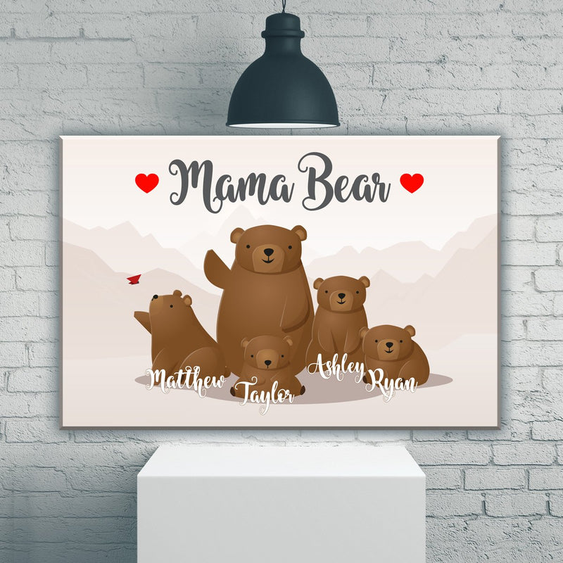Mama Bear Premium Canvas