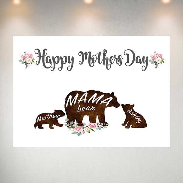 Mama Bear Names Poster