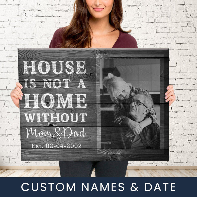 Mom & Dad Home Premium Canvas