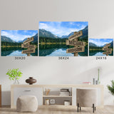 Mountain Lake Color Multi-Names Poster