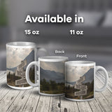 Mountain Range Color Multi-Names Mug