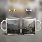 Mountain Range Color Multi-Names Mug
