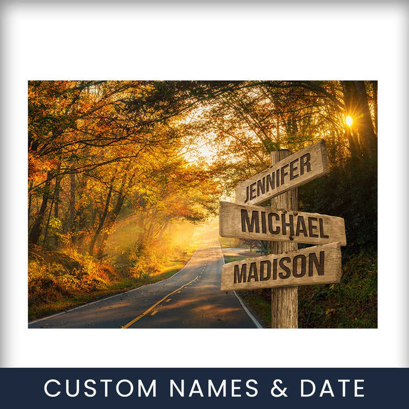Autumn Road Color Multi-Names High Resolution Download