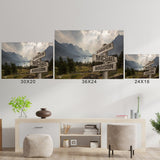 Mountain Range Color Multi-Names Poster