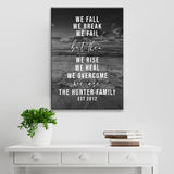 Ocean Sunset - We Rise Premium Canvas