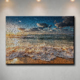 Ocean Sunset Thousand Words Premium Canvas