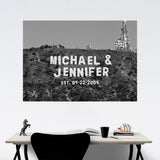 Hollywood Sign Names Poster