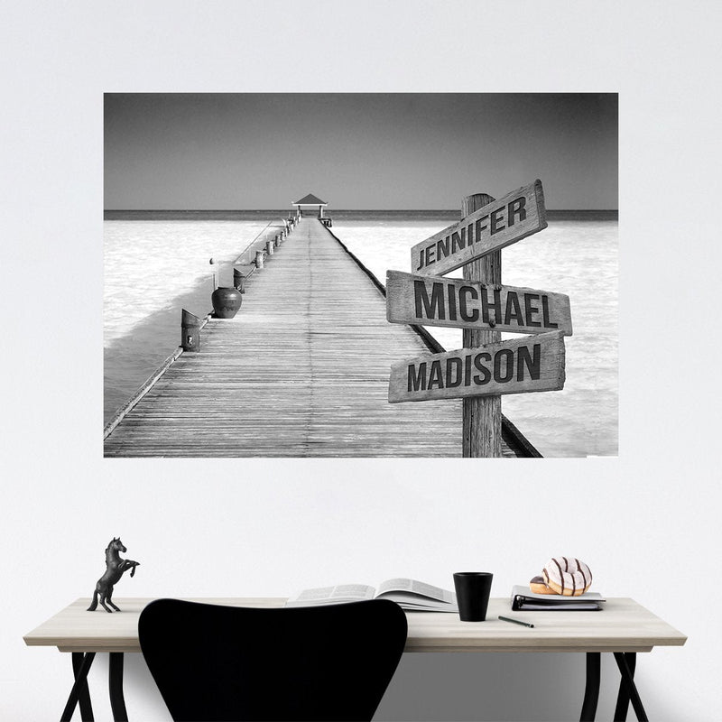 Lake Dock 3 Multi-Names Poster