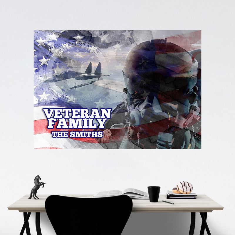 Veteran Family Air Force Poster