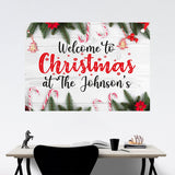 Christmas At Family Name Poster