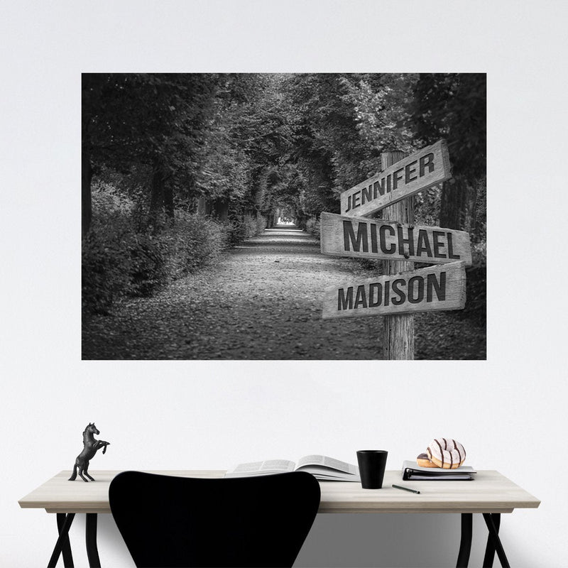 Woods Path 2 Multi-Names Poster