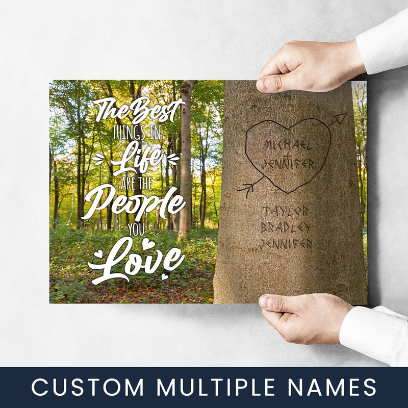 Family Tree Saying 3 Multi-Names Poster