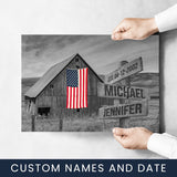 American Barn Names Poster