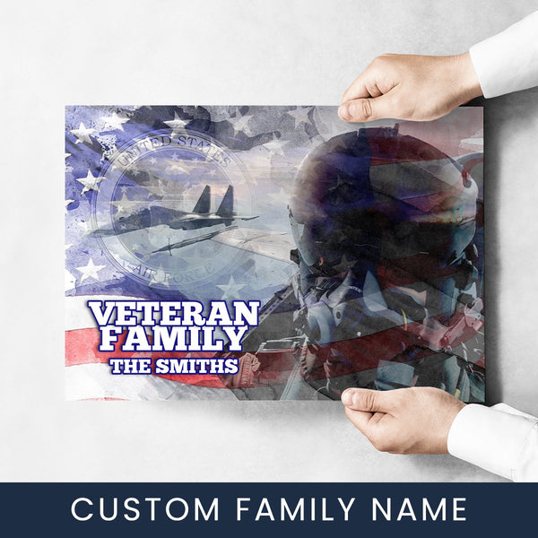 Veteran Family Air Force Poster