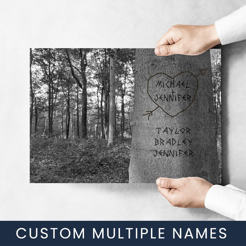 Family Tree Names Poster