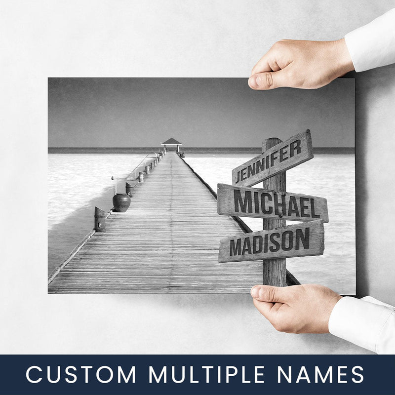 Lake Dock 3 Multi-Names Poster