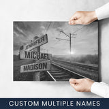 Railroad Track 2 Multi-Names Poster