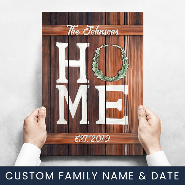 Home Family Name Poster