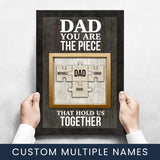 Dad Puzzle Poster