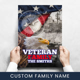 Veteran Family Navy Poster